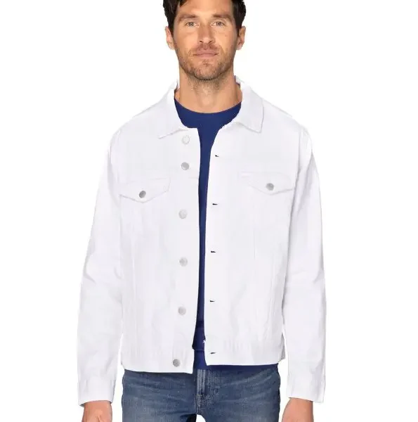 Classic White Denim Jacket