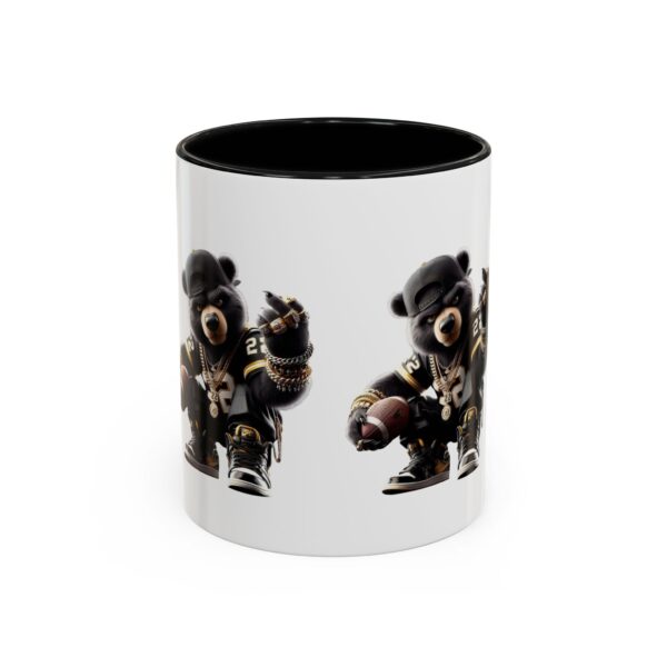 Football Bear Accent Coffee Mug — Team Spirit 11/15oz