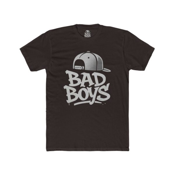 Bad Boys Graphic Tee — Street Style "Bad Boys" Front with Handcuff Middle Finger Back