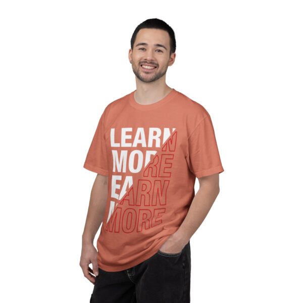Learn More Earn More T-Shirt — Motivational Graphic Tee for Entrepreneurs & Students